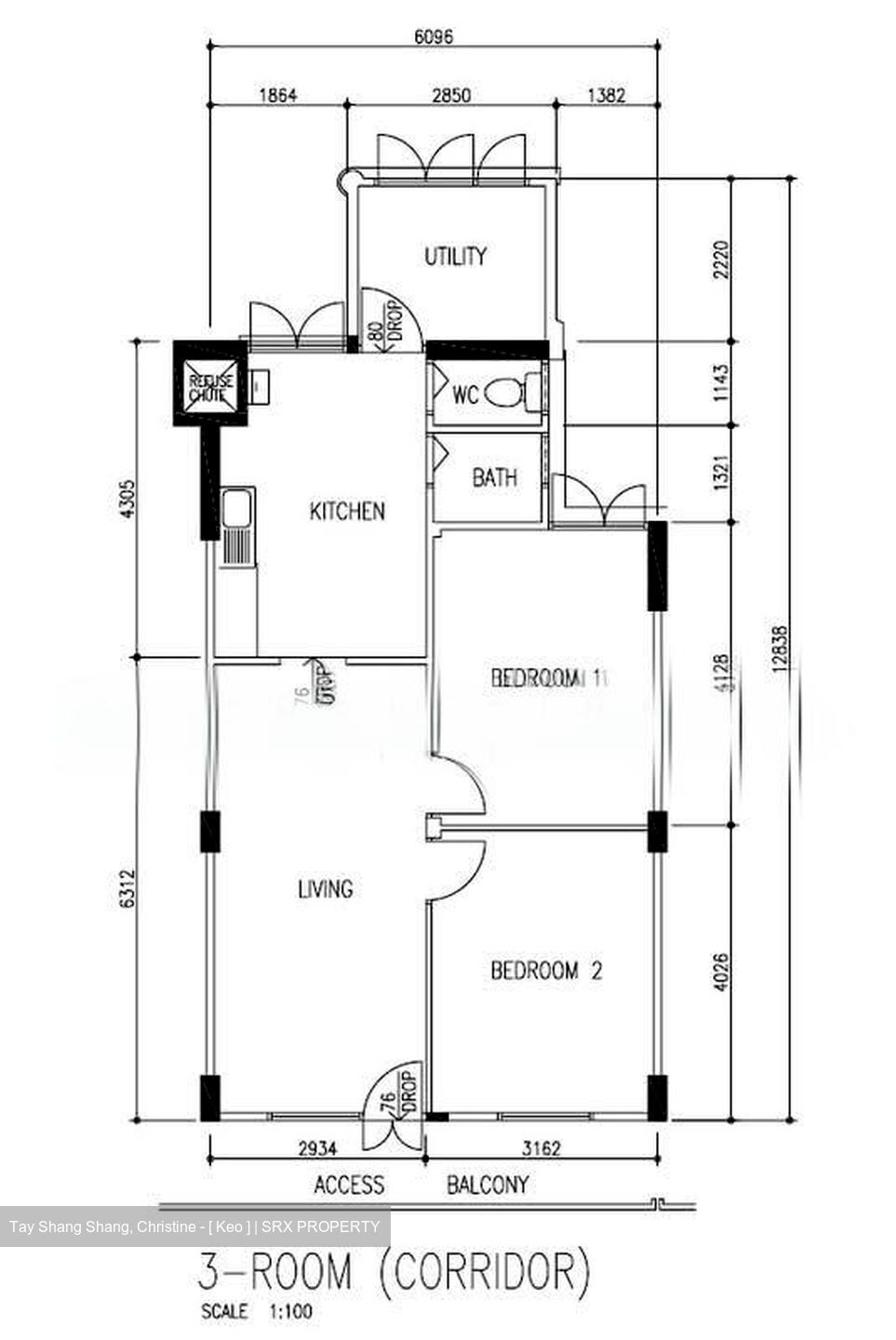 Blk 68 Geylang Bahru Ville (Kallang/Whampoa), HDB 3 Rooms #549980121